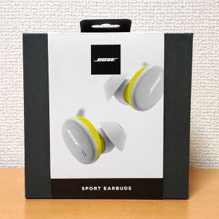 ボーズ(BOSE)のBose Sport Earbuds グレイシャーホワイト(ヘッドフォン/イヤフォン)