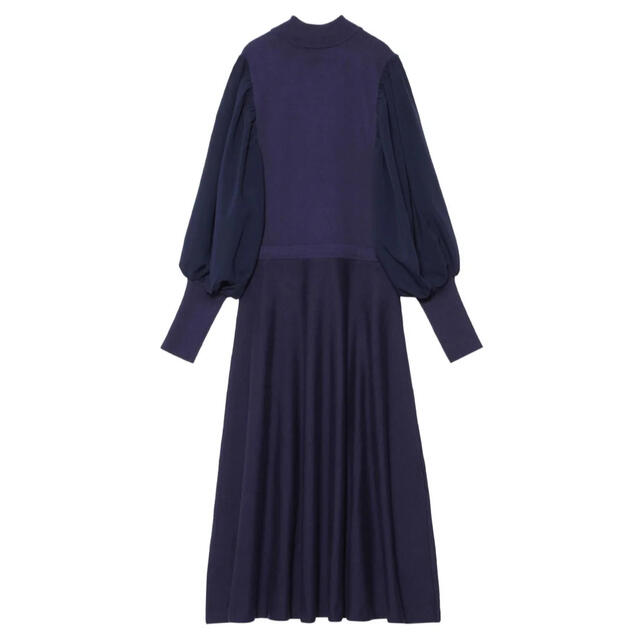 PAMEO POSE(パメオポーズ)の【タグ付き・美品】PAMEO POSE Mandarin Knit Dress レディースのワンピース(ロングワンピース/マキシワンピース)の商品写真