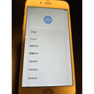 アイフォーン(iPhone)のiPhone6s ゴールド　MN112J/A(スマートフォン本体)