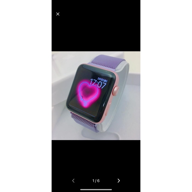 Apple Watch(アップルウォッチ)のApple Watch 2 RoseGold アップルウォッチ 42mm メンズの時計(腕時計(デジタル))の商品写真
