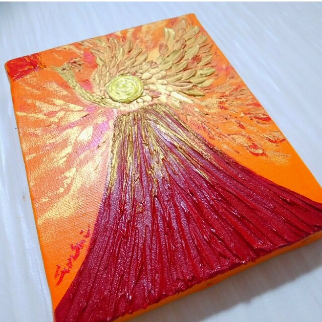 風水開運絵画*鳳凰宝舞飛翔 煌めき火の鳥 金運 子宝健康 愛情運 風水開運絵画*鳳凰宝舞飛翔 煌めき火の鳥 金運 子宝健康 愛情運