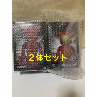 ベアブリック(BE@RBRICK)のBE@RBRICK IRON MAN MARK 50 100％&400％ 2体(アメコミ)