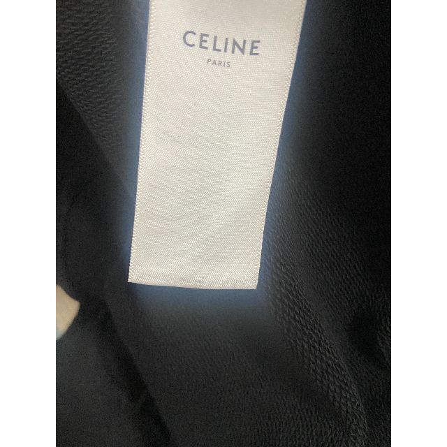 CELINE ルーズスウェットシャツ / コットン ブラック / ホワイト