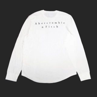 アバクロンビーアンドフィッチ(Abercrombie&Fitch)の★新品★アバクロンビー&フィッチ★長袖ポケットTシャツ (White/XL)(Tシャツ/カットソー(七分/長袖))