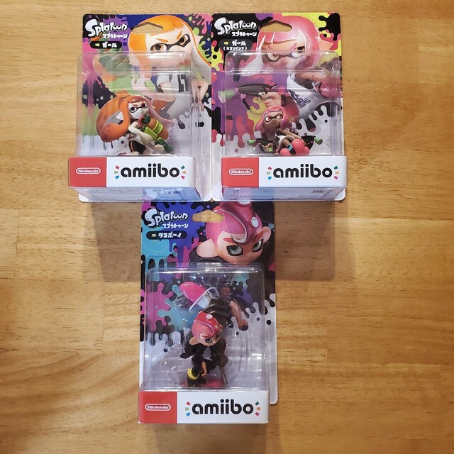 スプラトゥーン amiibo ガール ネオンピンク