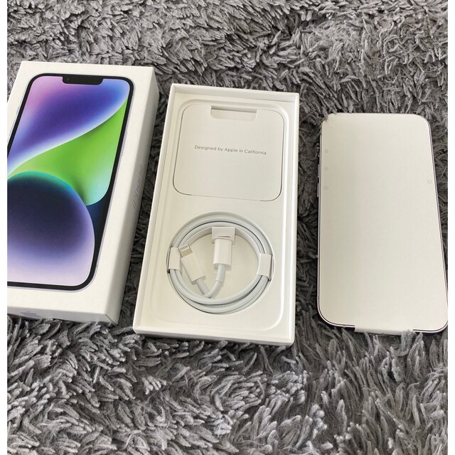 新品 Apple iPhone 14 SIMフリー 128GB パープル 3