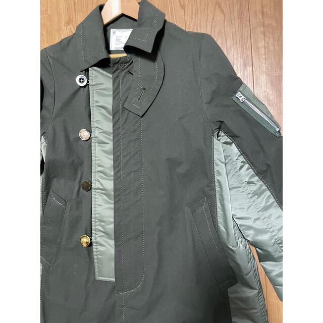 sacai(サカイ)のsacai 21aw COTTON OXFORD COAT サイズ1 メンズのジャケット/アウター(モッズコート)の商品写真