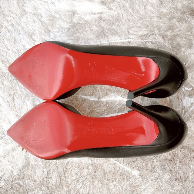Christian Louboutin(クリスチャンルブタン)のルブタン　ハイヒール　ピンヒール　サンダル　パンプス　スパイクスタッズ　新品同様 レディースの靴/シューズ(ハイヒール/パンプス)の商品写真