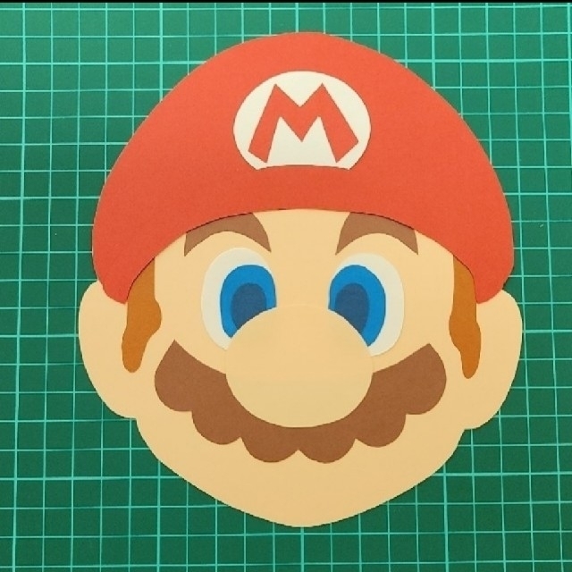 ハンドメイド　マリオ　壁面飾り ハンドメイドのパーティー(フォトプロップス)の商品写真