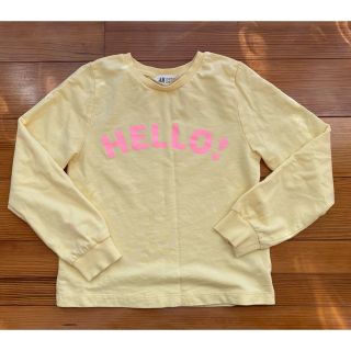 エイチアンドエム(H&M)の★H&M ロゴロンT 122/128㎝★(Tシャツ/カットソー)