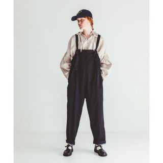 ネストローブ(nest Robe)の新品　ネストローブ【UpcycleLino】デニムサロペット(サロペット/オーバーオール)