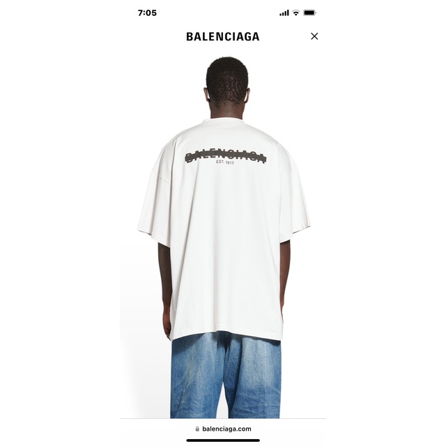 BALENCIAGA WOMEN STRIKE 1917 T-shirt