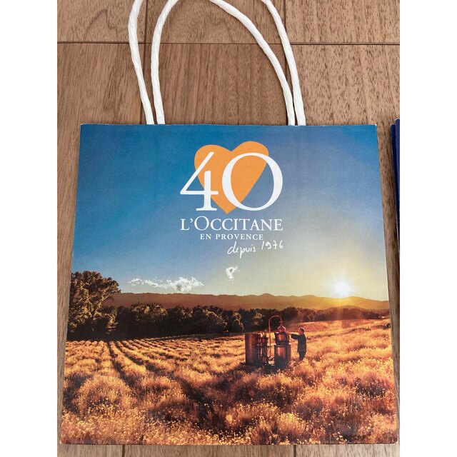 L'OCCITANE(ロクシタン)のロクシタン ショップ袋 ショッパー 紙袋 レディースのバッグ(ショップ袋)の商品写真