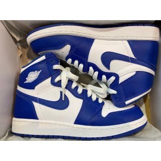 ナイキ(NIKE)の極美品NIKE AIR JORDAN 1 RETRO OG STORM BLUE(スニーカー)