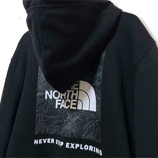 THE NORTH FACE(ザノースフェイス)のRYOHEYさん専用  ♪ 新品 ノースフェイス BOX パーカー 黒  4XL メンズのトップス(パーカー)の商品写真