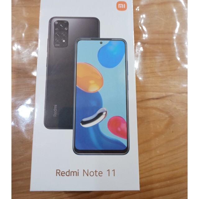 Xiomi Redmi note11 Graphite Gray 新品