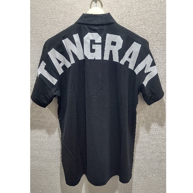 【新品未使用】TANGRAM BIG LOGO ポロシャツ黒Lサイズ