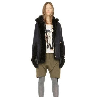Marni - MARNI マルニ ムートン ジレ 38 希少 コート アウターの通販