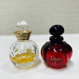 ディオール(Dior)の❤️ミニ香水　容器2点　DIOR ドルチェヴィータ プワゾン(香水(女性用))