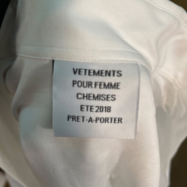 VETEMENTS ロングシャツ