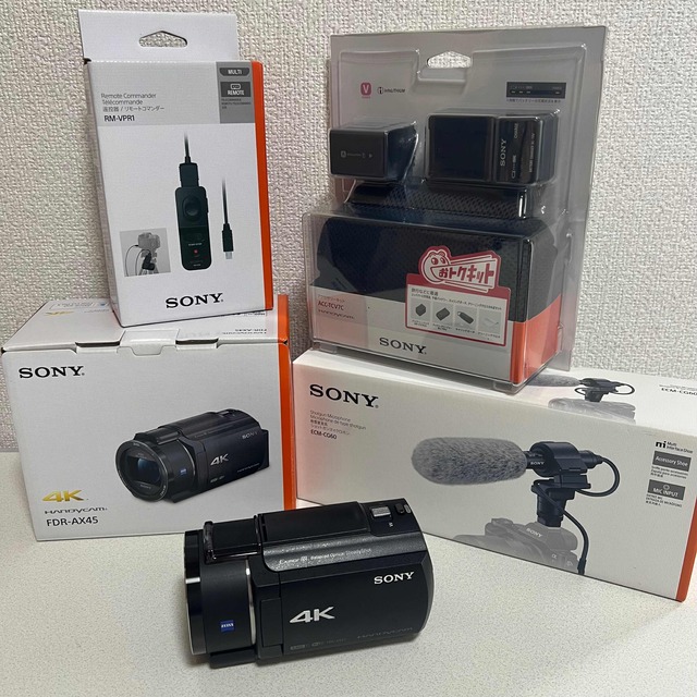 SONY AX60-4Kビデオカメラセット/シューティンググリップセット