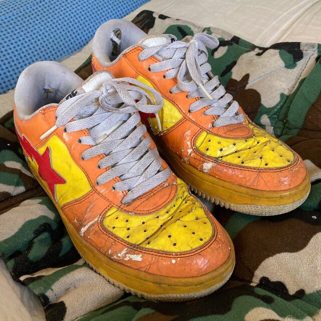 BAPESTA × KAWS 初期 レアスニーカー BAPE ベイプスタ カウズ