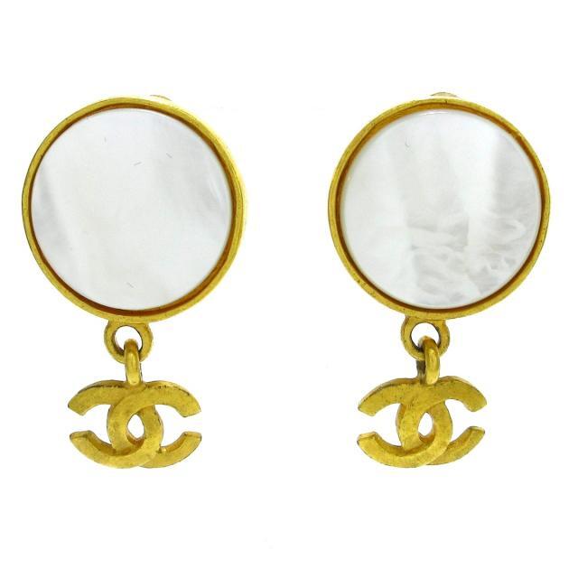 CHANEL シャネル イヤリング 貝 シェル ヴィンテージ ココマーク dinh.dk