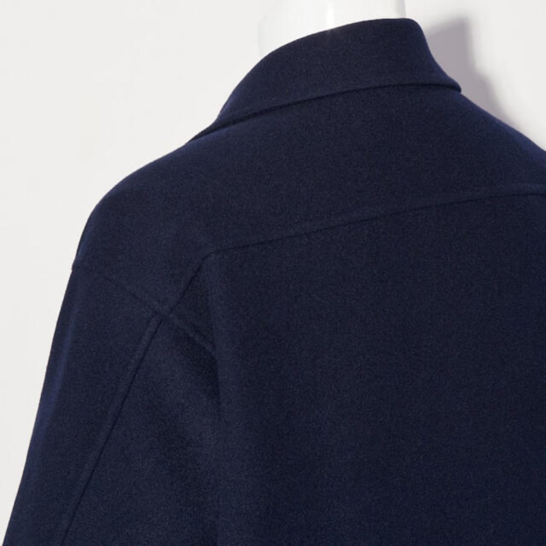 UNIQLO - 新品 ユニクロ +J ダブルフェイスシャツジャケット XL UNIQLO - 新品 ユニクロ +J ダブルフェイスシャツジャケット XL