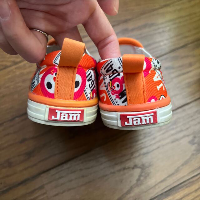 JAM(ジャム)のJAM スリッポン　オレンジ　13cm キッズ/ベビー/マタニティのベビー靴/シューズ(~14cm)(スリッポン)の商品写真