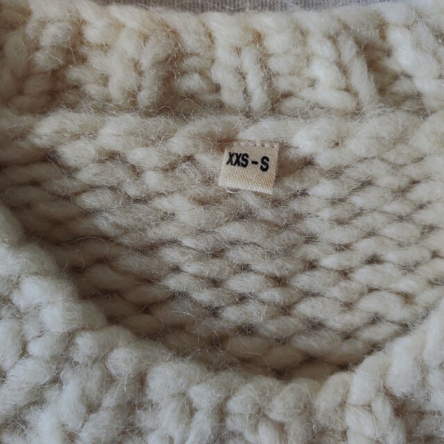MUJI (無印良品)(ムジルシリョウヒン)の無印良品　手編みニット　セーター レディースのトップス(ニット/セーター)の商品写真