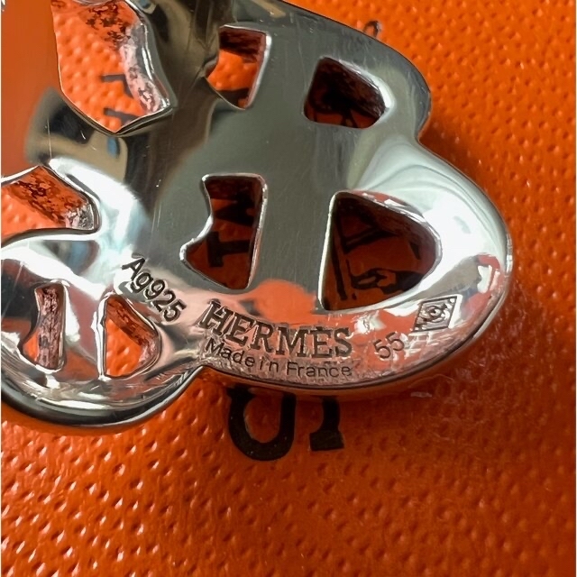 Hermes(エルメス)のHERMESエルメス シェーヌダンクル アンシェネGM リング #55 美品 レディースのアクセサリー(リング(指輪))の商品写真