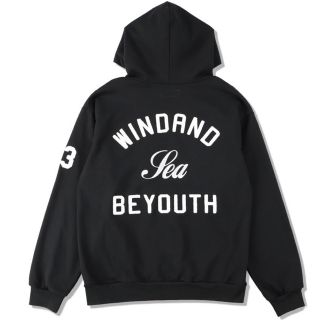 ウィンダンシー × BEYOUTH パーカー ブラック Sサイズ