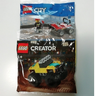 レゴ(Lego)のレゴ新古品 車セット 2台ポリ袋(その他)