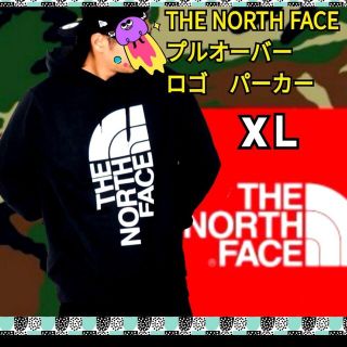 ザノースフェイス(THE NORTH FACE)のノースフェイス プルオーバー ロゴパーカー メンズ NORTH FACE 米国白(パーカー)