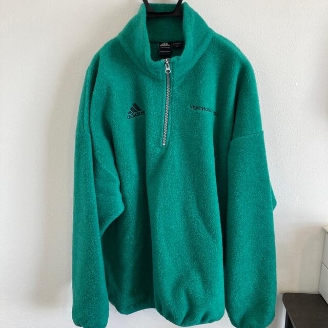 スウェットGosha Rubchinskiy×adidas ハイネックハーフジップフリース