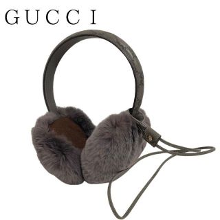 GUCCI ラビットファー イヤーマフラー グッチ 耳あて イヤーマフ-