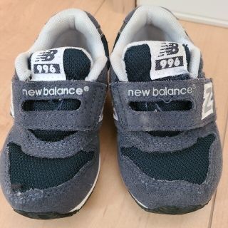 ニューバランス(New Balance)のかかか、カッワイイ！ニューバランススニーカー12cm　ベルクロ　ネイビー996(スニーカー)