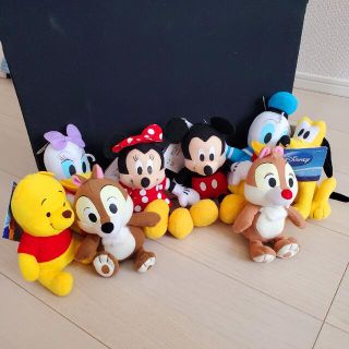 ディズニー(Disney)のディズニーぬいぐるみ未使用‼️セットでどうぞ💕(キャラクターグッズ)