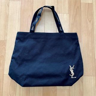 サンローラン(Saint Laurent)のYves Saint Laurent トートバッグ　キャンバス　ブラック(トートバッグ)