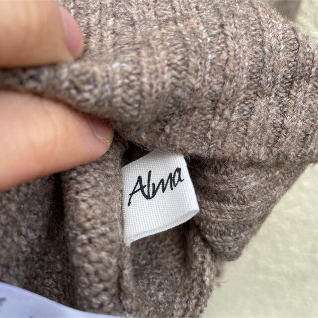 Alma design   ハイネックニット 秋冬  古着 レディースのトップス(ニット/セーター)の商品写真
