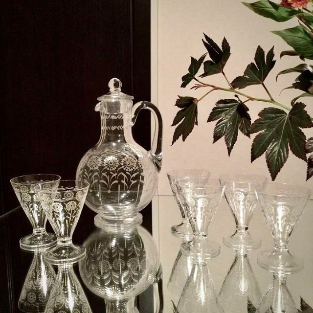 好きに Baccarat - 希少美オールドバカラ forme11965 アペリティフ