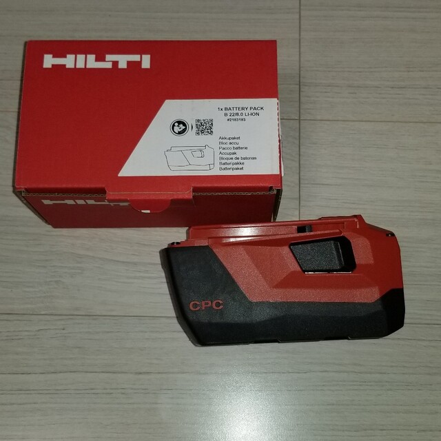 新品　HILTI ヒルティ 22V 8.0Ah自動車/バイク