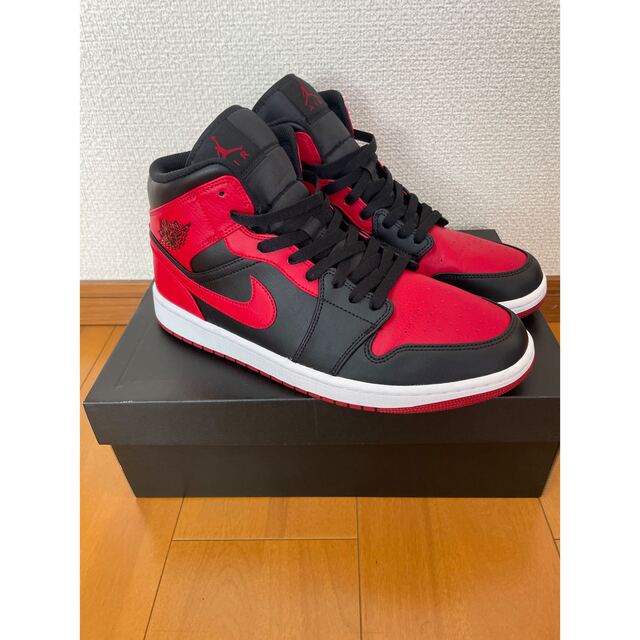 NIKE AIR JORDAN 1 MID "BRED"  28.5