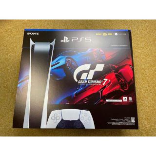 プレイステーション(PlayStation)の新品　PS5　プレイステーション5 デジタル・エディション グランツーリスモ7 (家庭用ゲーム機本体)