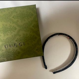 グッチ(Gucci)のGUCCI デニムカチューシャ(カチューシャ)