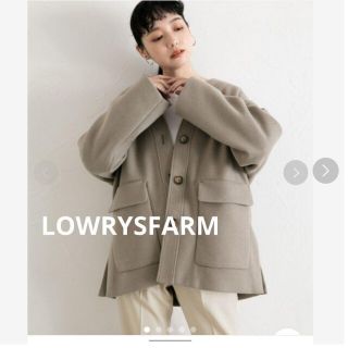 ローリーズファーム(LOWRYS FARM)のLOWRYSFARM TRノーカラージャケット(ノーカラージャケット)