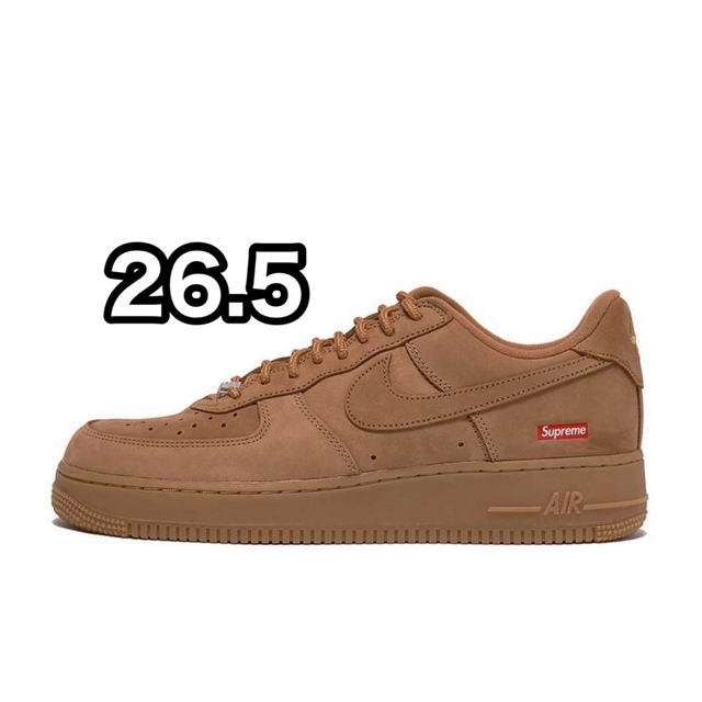 Supreme × Nike Air Force 1 Low Wheat265cm状態