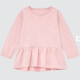 ユニクロ(UNIQLO)のユニクロ ベビー エアリズムコットンクルーネックT(Ｔシャツ)