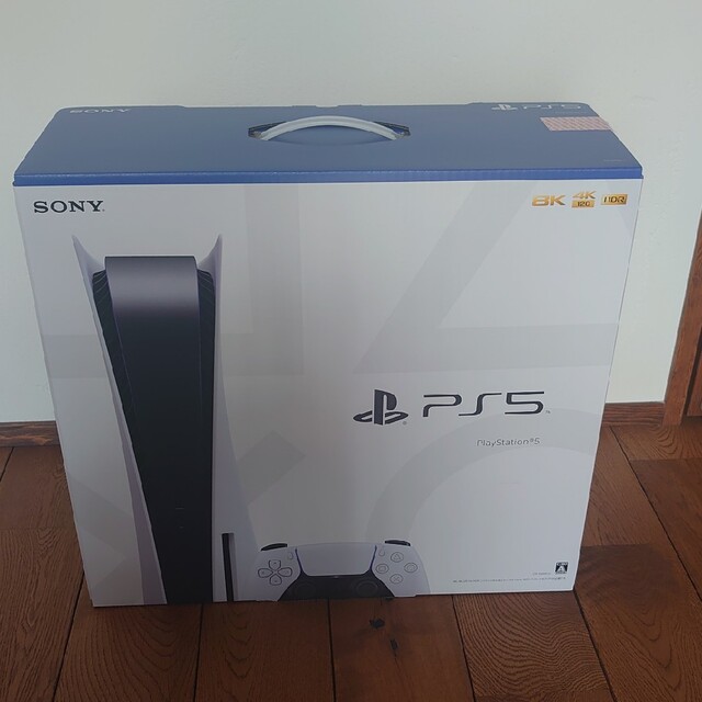 PlayStation(プレイステーション)の新品 PlayStation 5 CFI-1200A01 エンタメ/ホビーのゲームソフト/ゲーム機本体(家庭用ゲーム機本体)の商品写真