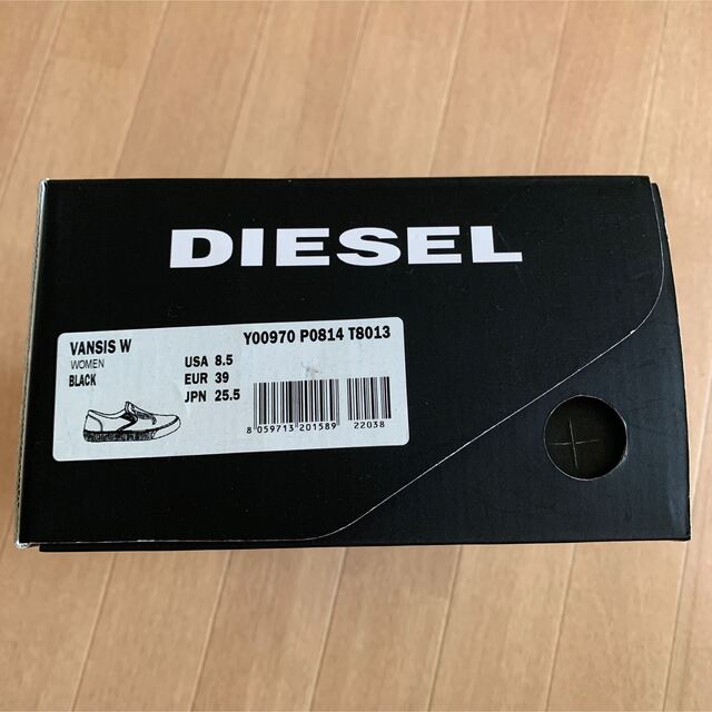 Diesel ディーゼル スリッポン スニーカー 靴 刺繍 ワッペン